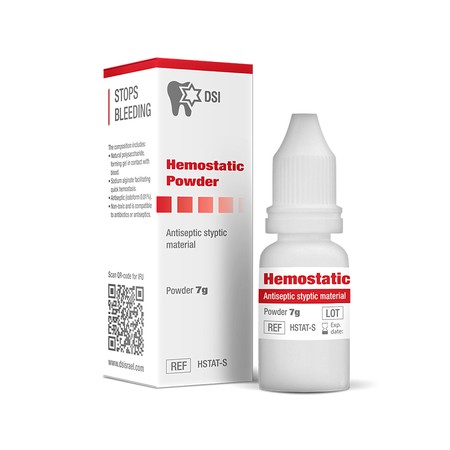 DSI ESSENTIALS HEMOSTATIC POWDER<br>נוזל עוצר דימום