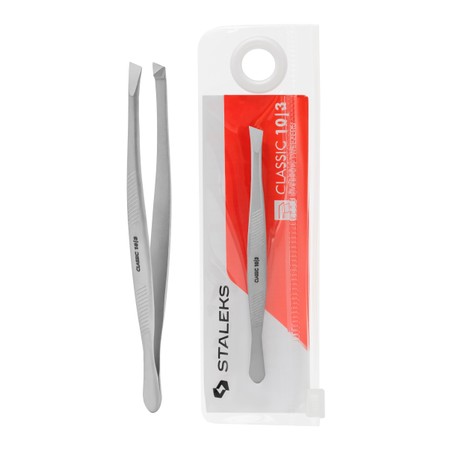 STALEKS - Classic series <br> Eyebrow tweezers - tc-10|3 <br> פינצטה לעיצוב גבות סטאלקס - tc-10|3