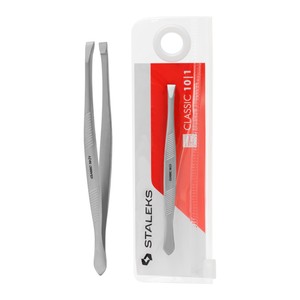 STALEKS - Classic series <br> Eyebrow tweezers - tc-10|1 <br> פינצטה לעיצוב גבות סטאלקס - tc-10|1