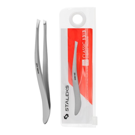 STALEKS - Classic series <br> Eyebrow tweezers - tc-13|3 <br> פינצטה לעיצוב גבות סטאלקס - tc-13|3