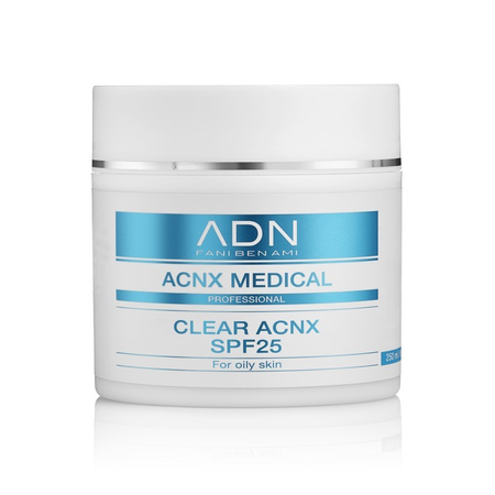 ADN - AcnxMedical<br>Clear Acnx SPF 25<br>קרם לחות לאחר אקנה