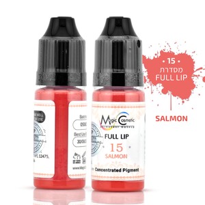 צבע פיגמנט לשפתיים - #15 SALMON<br>Magic Color PMU