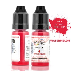 צבע פיגמנט לשפתיים - #4 WATERMELON<br>Magic Color PMU