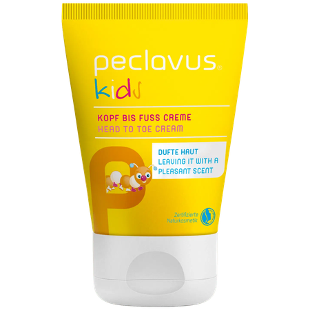 ®peclavus PODOcare<br>head to toe cream<br>קרם גוף לילדים בניחוח מרענן