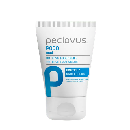 peclavus® PODOmed<br>AntiMYX Foot Cream<br>קרם רגליים AntiMYX לטיפול בפטרת והקלה בגירויים וגרד בעור