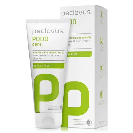 peclavus® PODOcare<br>Pomegranate Foot Scrub<br>פילינג מחדש מועשר תמצית רימונים