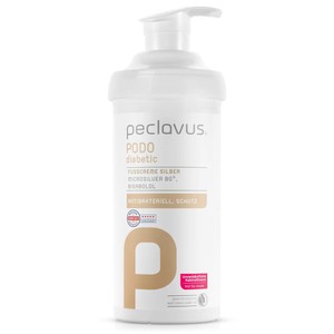 ®peclavus PODOdiabetic<br>Silver Foot Cream<br>קרם רגליים לעור רגיש בתוספת ®MicroSilver BG