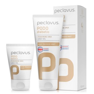 ®peclavus PODOdiabetic<br>Urea Foot Cream<br>קרם רגליים מועשר אוריאה לעור יבש במיוחד