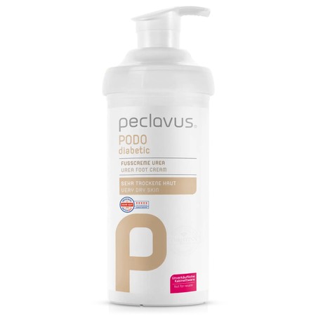 ®peclavus PODOdiabetic<br>Urea Foot Cream<br>קרם רגליים מועשר אוריאה לעור יבש במיוחד