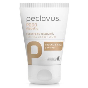 ®peclavus PODOdiabetic<br>Tea Tree Oil Foot Cream<br>קרם רגליים מועשר שמן עץ התה