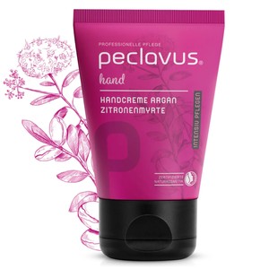 peclavus® hand<br>Hand Cream Argan Lemon Myrtle<br>קרם ידיים ארגן והדס לימוני