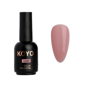 KOYO GEL POLISH<br>ראבר בייס עם צבע קויו - b005