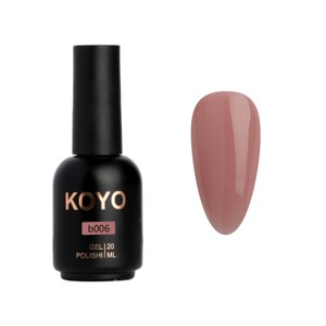 KOYO GEL POLISH<br>ראבר בייס עם צבע קויו - b006