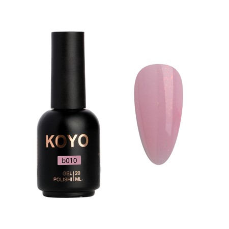 KOYO GEL POLISH<br>ראבר בייס עם צבע קויו - b010