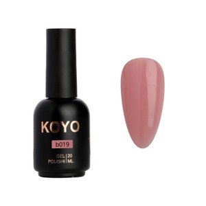 KOYO GEL POLISH<br>ראבר בייס עם צבע קויו - b019