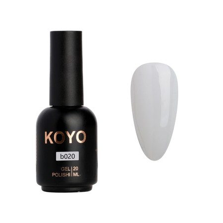 KOYO GEL POLISH<br>ראבר בייס עם צבע קויו - b020