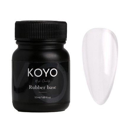 KOYO GEL POLISH<br>ראבר בייס שקוף 50 מ"ל