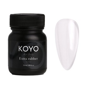 KOYO GEL POLISH<br>אקסטרא ראבר בייס שקוף 50 מ"ל