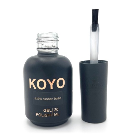 KOYO GEL POLISH<br>אקסטרא ראבר בייס שקוף