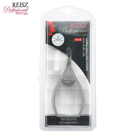 Reisz Professional<br>Cuticle Nippers Francia Jaw Small<br>צבתית מקצועית לקוטיקולה