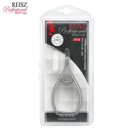 Reisz Professional<br>Cuticle Nippers Francia Jaw Medium<br>צבתית מקצועית לקוטיקולה