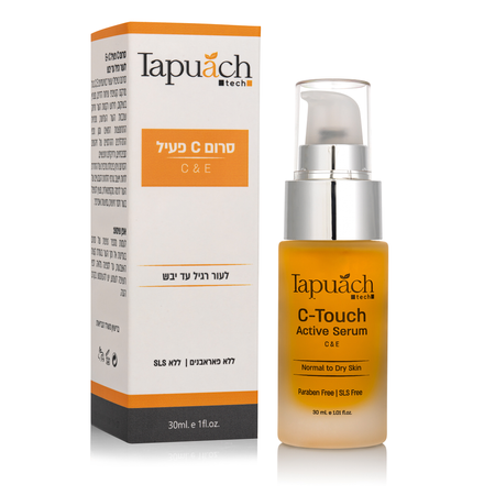 Tapuach Natural Tech<br>C-Touch Active Serum C&E<br>סרום ויטמין C פעיל