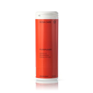 SUDA CARE - EVERY DAY<br>foot powder<br>אבקת טלק לכפות הרגליים