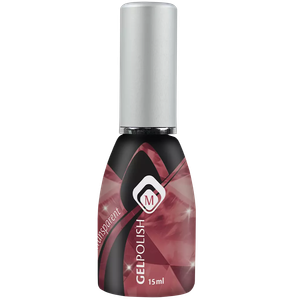 Magnetic Nail Design Gelpolish Burgundy Glass<br>לק ג'ל בורגונדי זכוכית