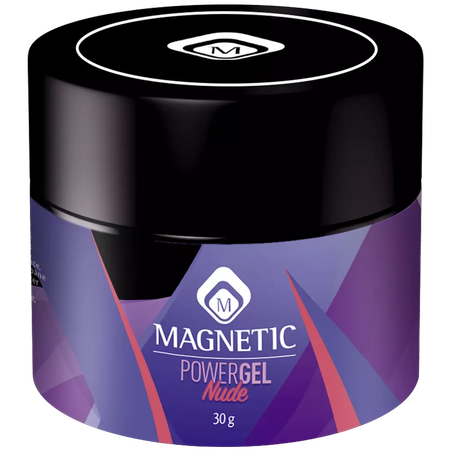 Magnetic Nail Design<br>PowerGel Nude<br>פוליג'ל לבנייה וחיזוק הציפורניים - ניוד חם