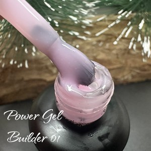 POWER GEL Builder<br> בילדר בבקבוק 01 - baby pink