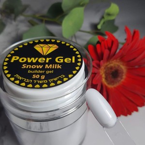 POWER GEL Builder<br>ג'ל בנייה Milky Snow