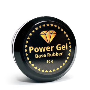 ראבר בייס שקוף בצנצנת 50 גרם<br>Power Gel Clear Rubber Base Jar