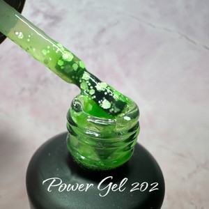לק ג'ל 202 - Power Gel סדרת פתיתי שלג