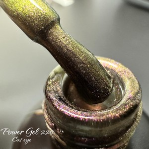 לק ג'ל 220 - Power Gel סדרת עין החתול
