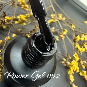 לק ג'ל Power Gel 002 – שחור קלאסי אטום