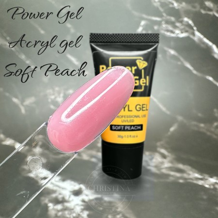 אקריג'ל Power Gel - אפרסק עדין