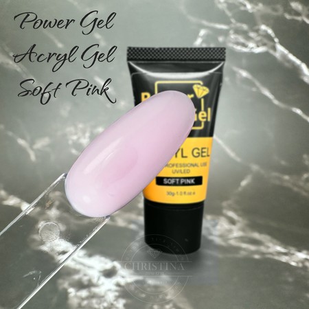 אקריג'ל Power Gel - גוון ורוד עדין
