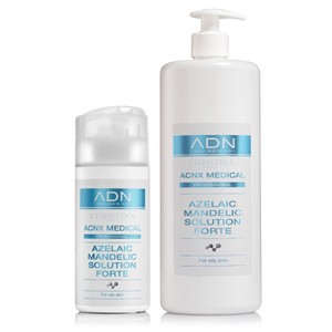ADN - ACNX MEDICAL<br>AZELAIC MANDELIC SOLUTION FORTE - מי פנים טיפוליים לעור שמן ואקנתי