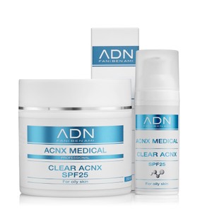 ADN - AcnxMedical<br>Clear Acnx SPF 25<br>קרם לחות לאחר אקנה