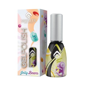 Magnetic Nail Design Gelpolish - Jelly Beans Collection<br>לק ג'ל Lemon Drop
