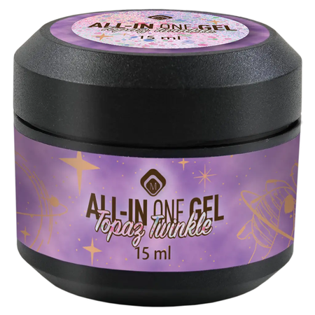 ג'ל בנייה Topaz Twinkle מסדרת ALL-IN ONE GEL