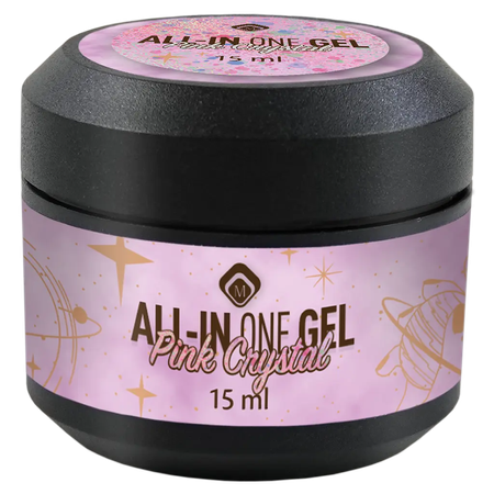 ג'ל בנייה Pink Crystal מסדרת ALL-IN ONE GEL