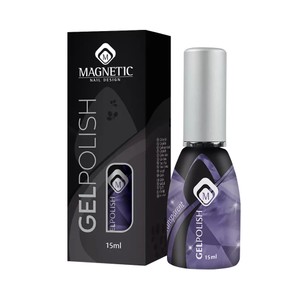 Magnetic Nail Design Gelpolish Purple Glass<br>לק ג'ל סגול זכוכית