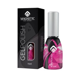 Magnetic Nail Design Gelpolish Pink Glass<br>לק ג'ל ורוד זכוכית