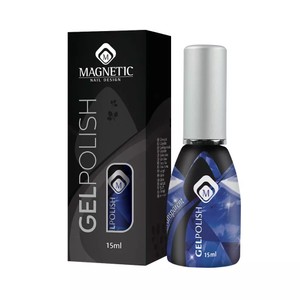 Magnetic Nail Design Gelpolish Blue Glass<br>לק ג'ל כחול זכוכית