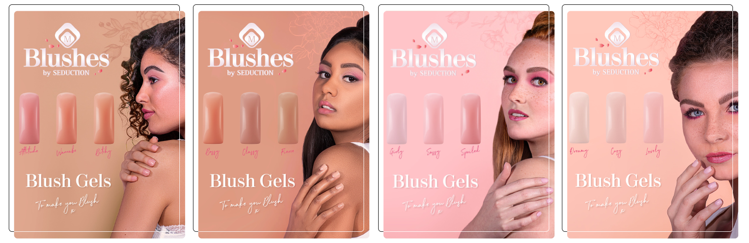 BLUSH GELS - NUDE COLLECTION