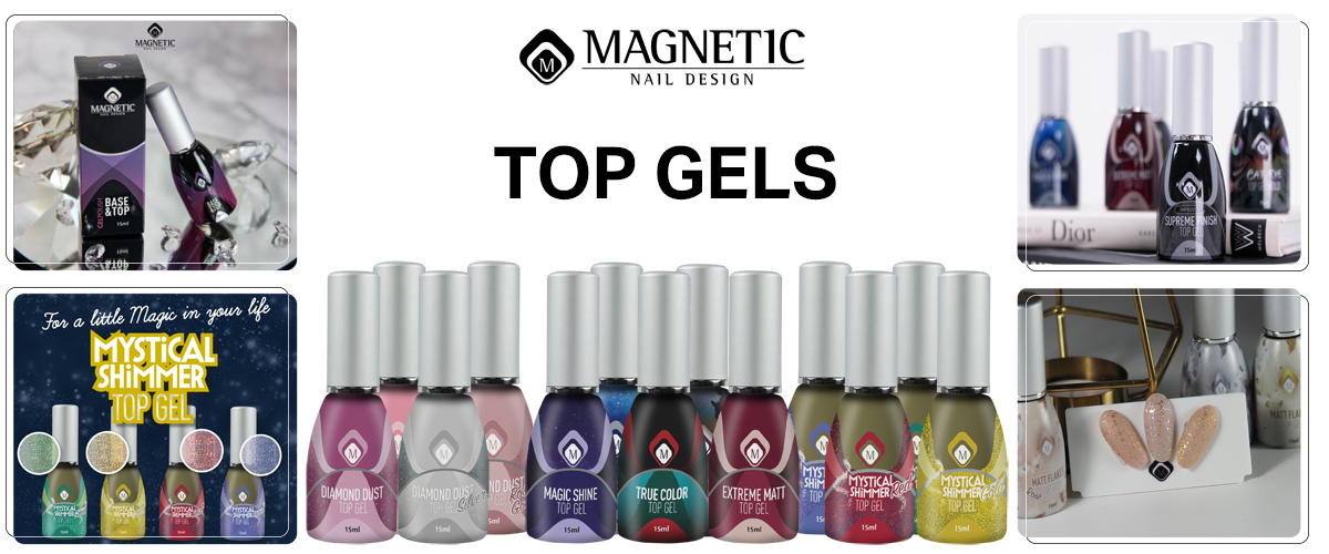 Magnetic Nail Design - TOP GEL
