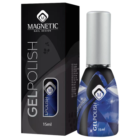 Magnetic Nail Design Gelpolish Blue Glass<br>לק ג'ל כחול זכוכית