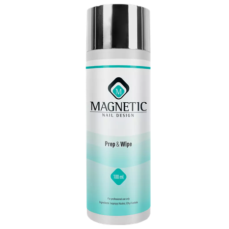 Magnetic Nail Design<br>Prep and Wipe<br>מסיר שומן ומסיר שכבה דביקה