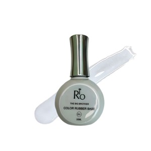 Rio Gel Polish<br>Big Brother #02<br>ביג ברדר 02 - לבן חלבי מושלג